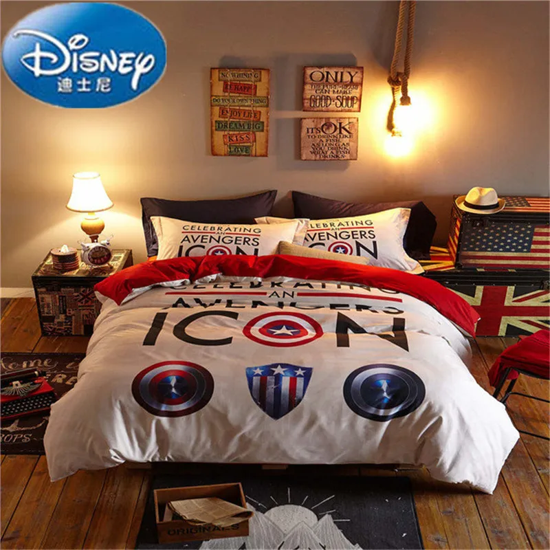 Disney Luxury Marvel Bedding Set Twin Single King Size Boy S