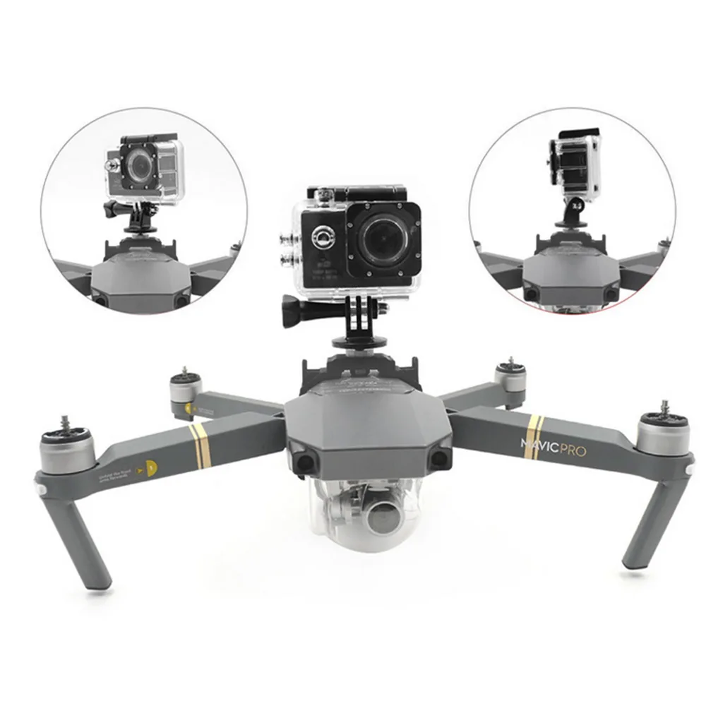 Multifunction Fixed Bracket Gimbal Camera Mount Holder font b Drone b font Body Part LED Light