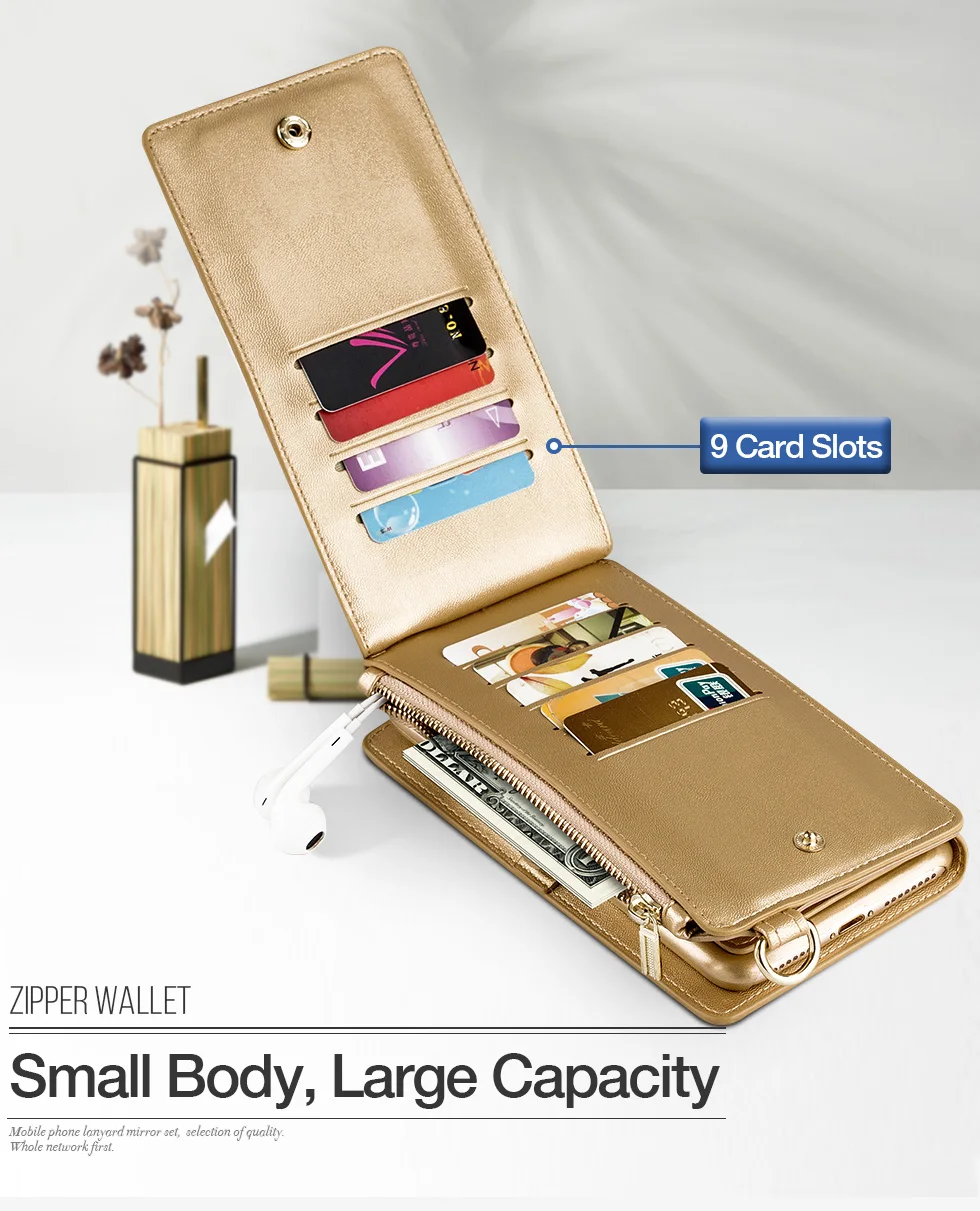 Кожаный флип-чехол для телефона с подставкой и отделением для карт, чехол для samsung Galaxy Note 8 9 S8 S9 Plus, женская сумка на плечо, сумочка, кошелек, сумки