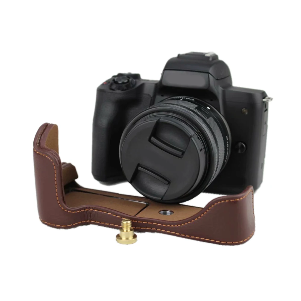 Pu Leather Case For Canon EOS M50 (4)