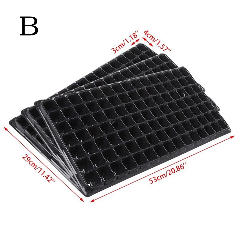 72/105/128 ячеек рассады стартовый лоток дополнительная сила прорастание семян ЦВЕТОЧНЫЕ ГОРШКИ ПИТОМНИК выращивание коробки для сада