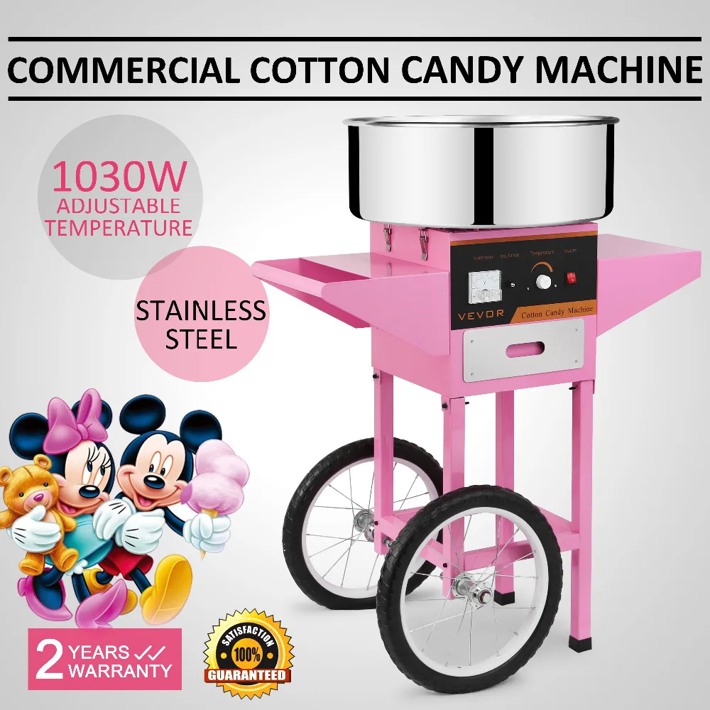 

Candy Floss Maker Stainless Steel Candy Floss Machine 20.5 Inch Electric Candy Floss Maker