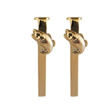 Золотые зажимы для рыбы, подходят для причудливой ручки, удобной ручки, slimline ручки RZ-PCL12-G