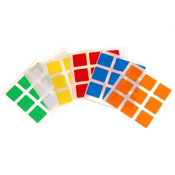 6 цветные Стикеры для 3x3x3 Magic cube Puzzle Cubes - изображение
