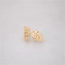 Модные серьги-гвоздики коала, милые серьги-гвоздики в виде животных Коала для женщин