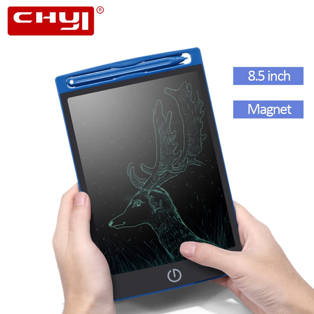 

CHUYI 8.5 inch LCD Writing Tablet Drawing Board Paperless Digital Notepad Rewritten Pad for Draw Note Memo Remind Message 8.5