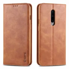 AZNS Leather case bag wallet cover OnePlus 7 Pro luxury silicon tpu flip case OnePlus 7 Card slot Vintage pu phone cases shell