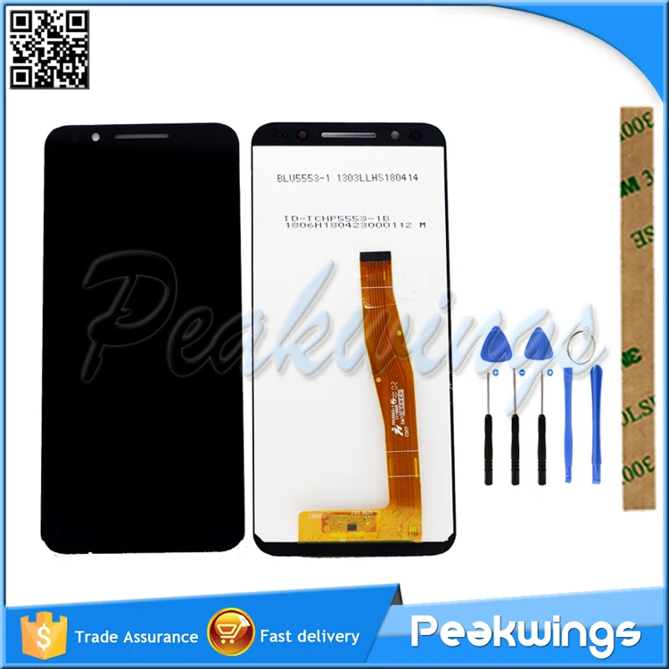 

100% Tested LCD Display For Vodafone VDF720 VDF 720 LCD Display With Touch Screen Assembly