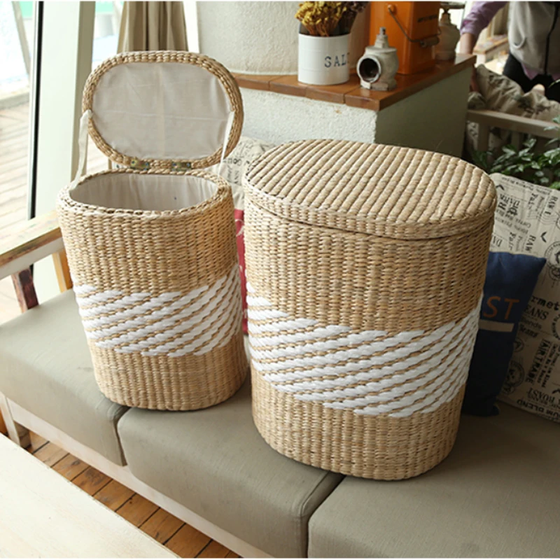 Buy Small & Large home wood wicker rattan storage