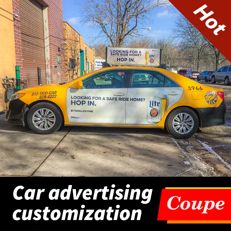 High Quality Personalized Custom Car Van Sticker Waterproof Vinyl Wrap Decals Auto Vehicle Body Rea
