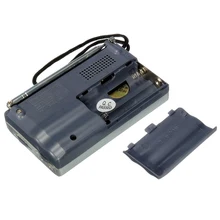 INDIN Серебряная Мини Телескопическая антенна am/fm Портативный мир Тонкий Карманный приемник