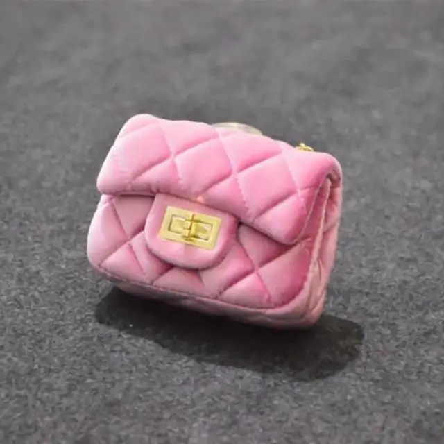 

Caker Brand 2018 Women Velvet Diamond Lattice Handbag Kids Small Green Pink Red Rose White Chain Bags Wholesale Dropshipping