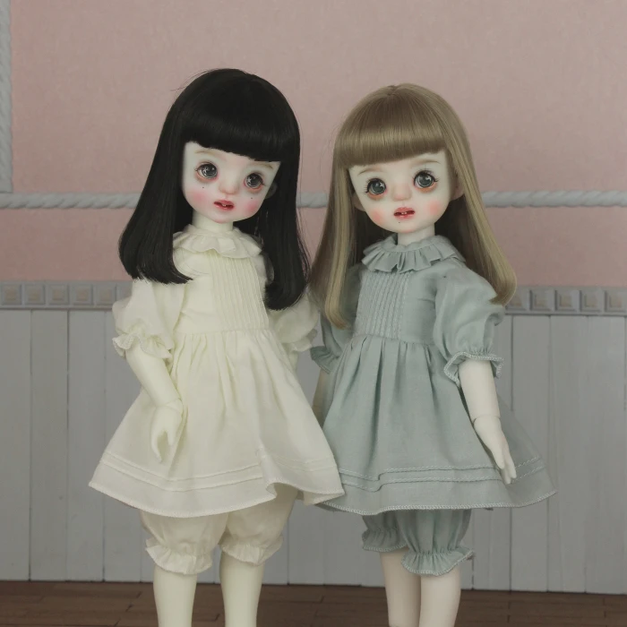 Новые милые светло-серые/бежевые платья в стиле ретро BJD YOSD 1/6 BJD кукольная одежда