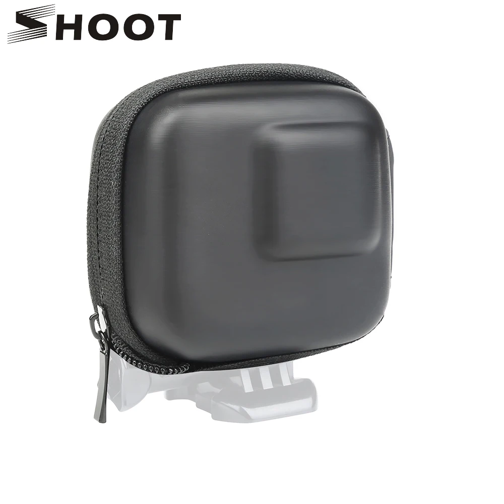 

SHOOT for GoPro Hero 9 8 7 5 Black Mini EVA Protective Storage Case Bag Box Mount for Go Pro Hero 8 7 5 Black Silver Accessories