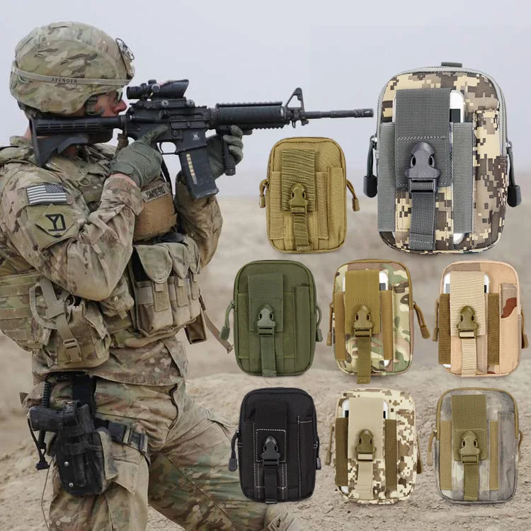 

NEW Outdoor Multi-functional sports leisure waist belt running water proof 5.5/6 inch phone bag hanging bag tactics MOLLE system