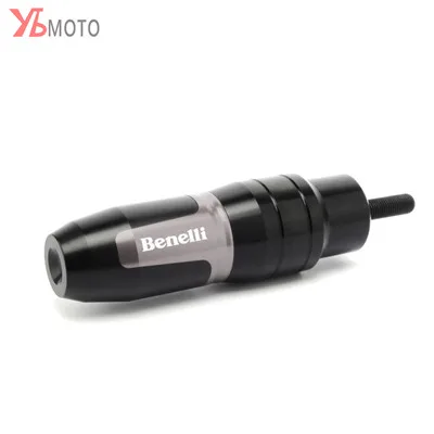 Для Benelli Leoncino 500 LeonineX TNT 125 135 Jinpeng 502 TRK502 мотоцикла с ЧПУ Краш колодки выхлопные Ползунки Краш протектор - Цвет: Titanium