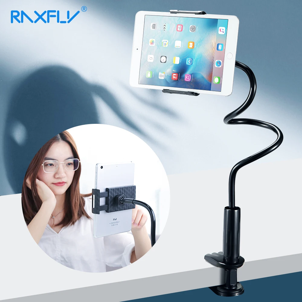 RAXFLY ленивый держатель для Планшета Телефона iPad iPhone 360 вращающиеся Гибкие Длинные