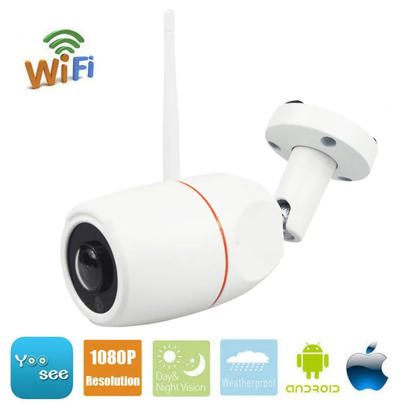 1080 P рыбий глаз ip камера wifi 2MP cctv наружная видеонаблюдения Водонепроницаемая