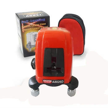 

A8826D Laser Level meter levels 2 Red Cross Line 1 Point 360 degree Self- leveling Laser Levels Diagnostic-tools portable