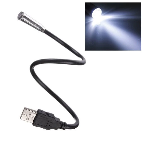 Гибкий USB СВЕТОДИОДНЫЙ светильник для чтения, фонарь, светильник-вспышка для ноутбука, ПК, Mac