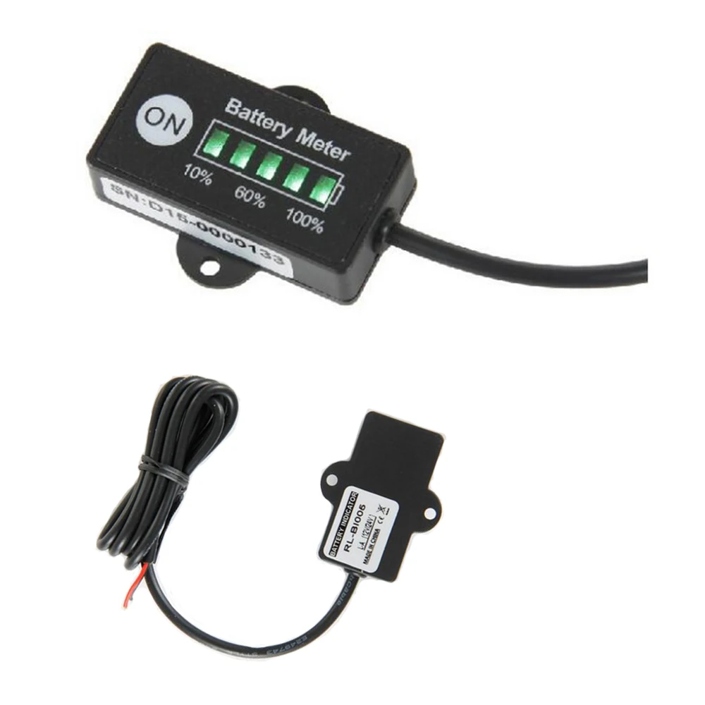 Polarlander 12V Battery Fuel Gauge indicator for 12V Lead Acid battery