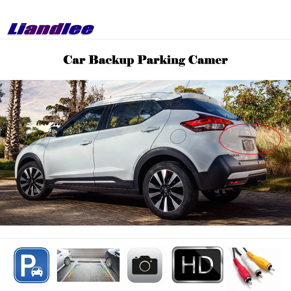 Автомобильная парковочная камера заднего вида для Nissan Kicks 2016 2018/запасная работы с