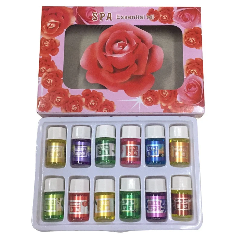 12 قطع سيارة رائحة النفط مجموعة العطور المكملات المرطب زيت طبيعي خلاصة الأعشاب النقية Aromatherapyaroma رائحة العرق السائل ل سيارة