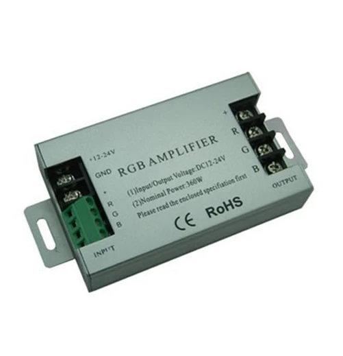 360W led amplifier DC12V 30A RGB strip amplifier DC12 24V