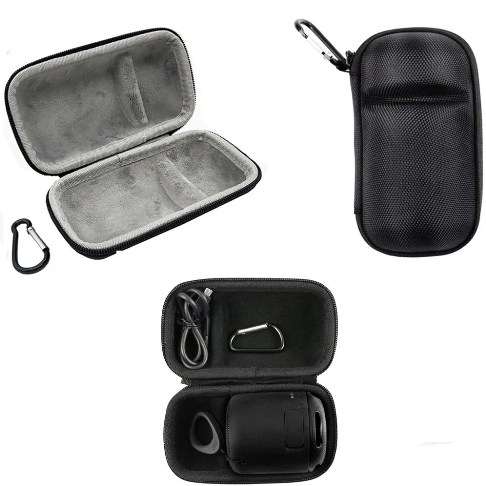 Travel Portable Speaker Case Shell Storage Bag For Sony SRS-XB10 Bluetooth Speaker Storage Case Black Gray 1697CM 40MAY02 (2)
