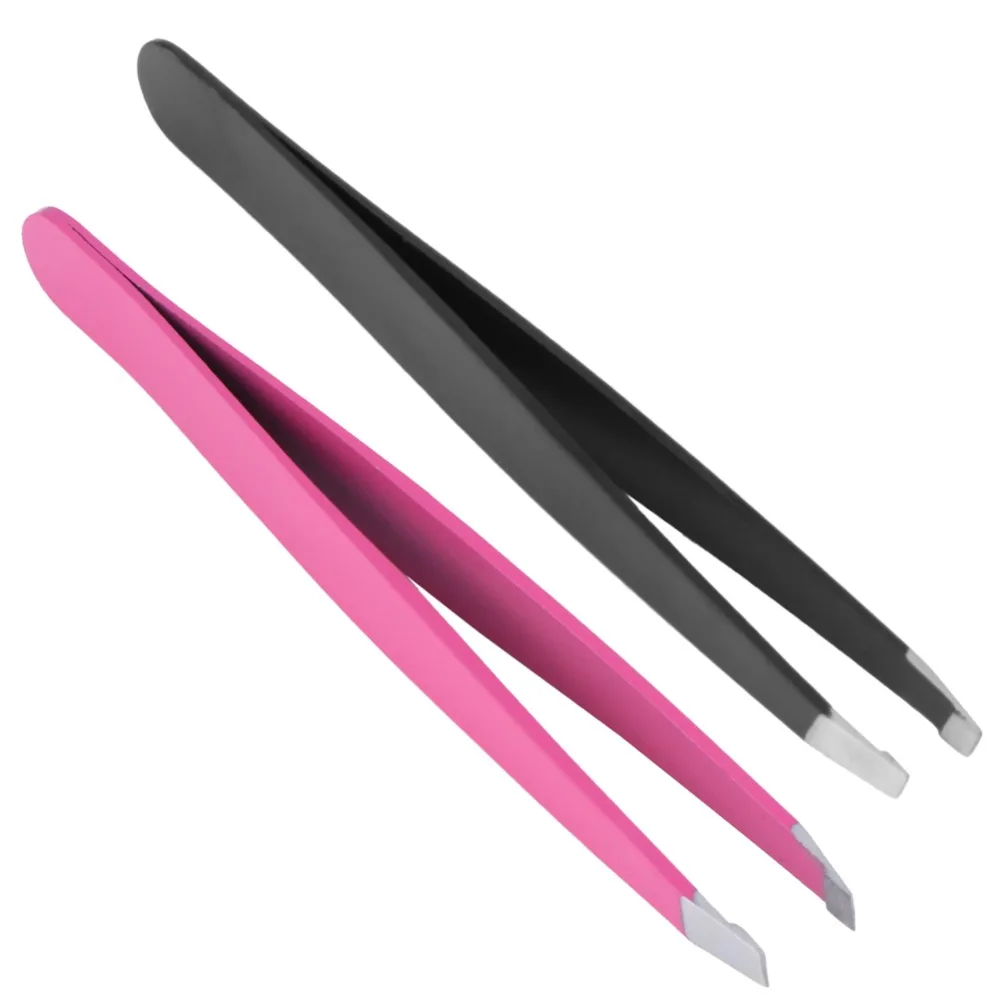 1pcs Eyebrow Tweezers Professional Stainless Steel Face Hair Removal