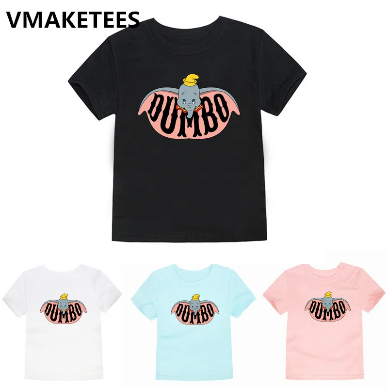 

Children Dumbo Cartoon Print T-shirt Elephant Fashion Animal Baby Clothes Kids Summer Short Sleeve Tshirt,HKP2445E