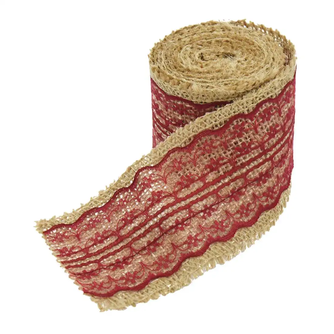 Buy Hot Sale 1Roll Linen Lace Fabric Ribbon Roll