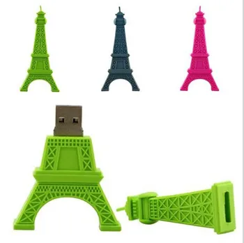

High Speed USB 3.0 Pen Drive Eiffel Tower U disk USB Flash Drive tower building Memory stick 4gb 8gb 16gb 32gb storage device