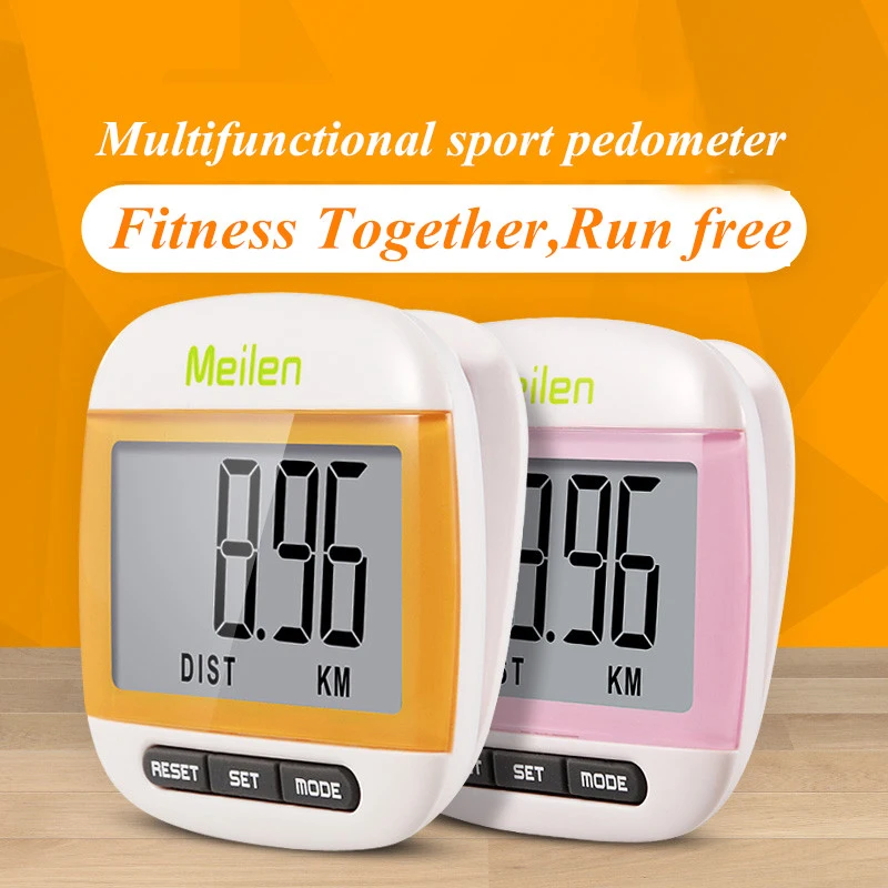 Mini Waterproof Step Movement Calories Counter Multi Function Digital Pedometer
