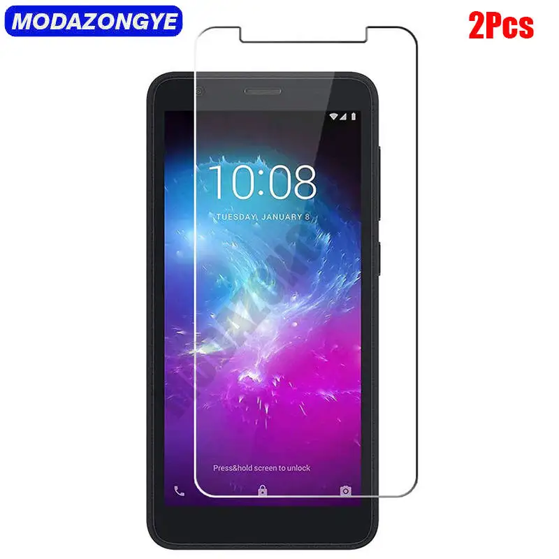 

2 Pcs Tempered Glass ZTE Blade L8 Screen Protector ZTE Blade A3 2019 Tempered Glass ZTE Blade L8 BladeL8 L 8 Protective Film