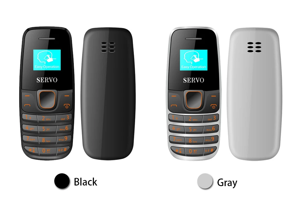 Телефон SERVO S09 0,66 дюймов маленький экран мини мобильный телефон Bluetooth Dialer Bluetooth наушники с низким уровнем радиации GSM мобильный телефон