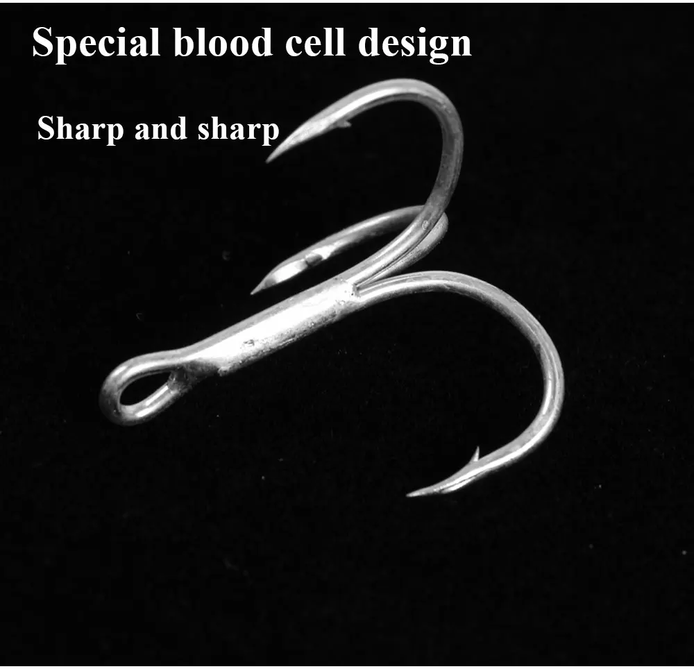 FTK рыболовный крючок Baitholder для завязывания мух Тройной Крючок для ловли окуня острый колючий крючок держатель для приманки набор для соленой воды 15/20 шт иглы рыболовный крючок 709