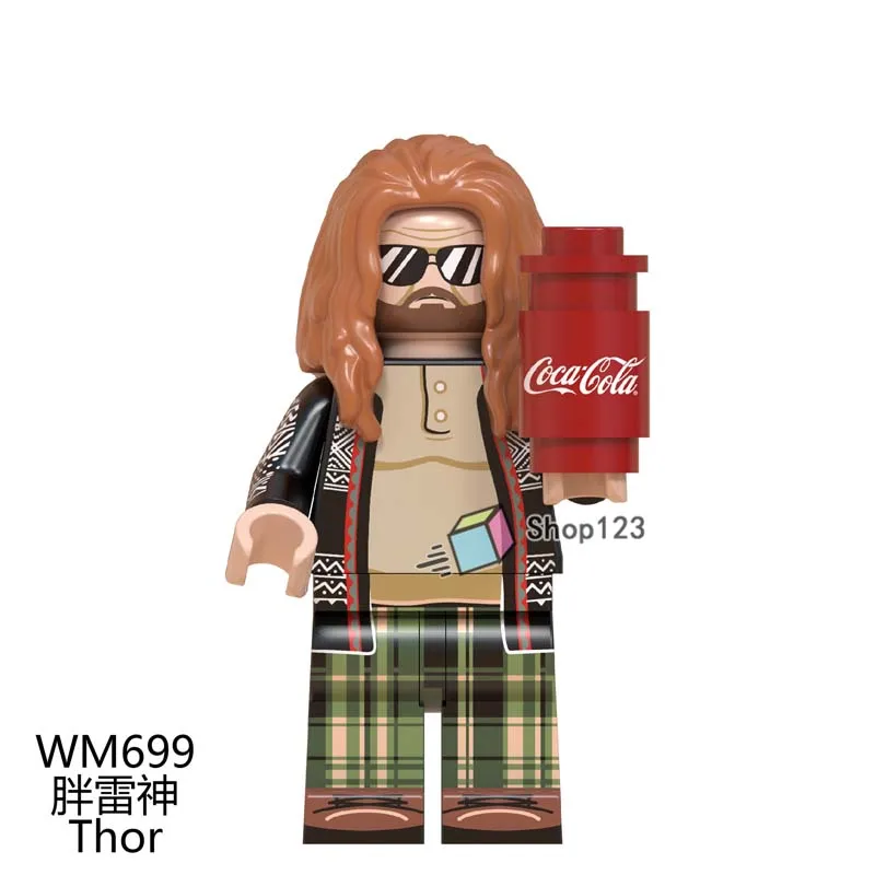 

Singles WM699 Bro Thor Marvel Super Hero Avenger Endgame Thanos Captain America Captain Rescue Pepper Building Blocks Kid Toys