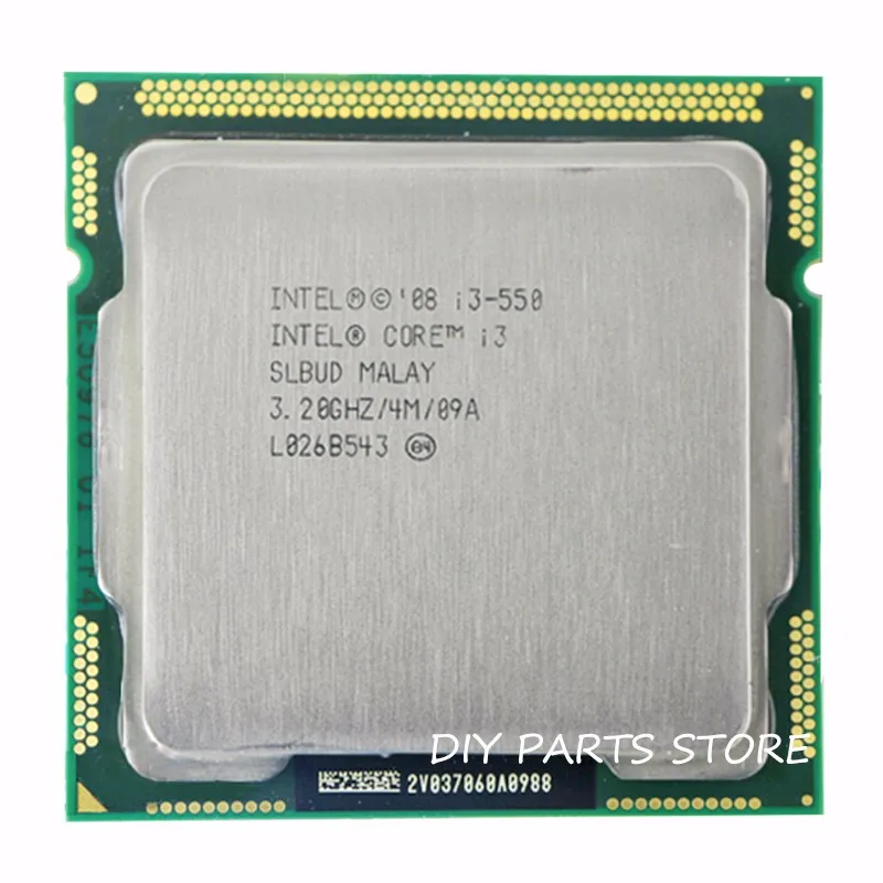 Процессор Intel Core i3 550 i3 550 3,2 ГГц/6 Мб Socket LGA 1156 cpu Процессор HD поддерживаемая память: DDR3-1066, DDR3-1333