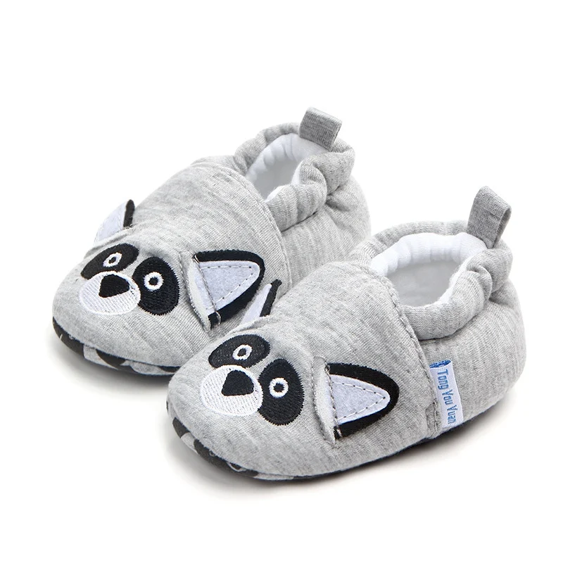 Classic Cotton Baby Shoes Spring Cartoon Animal Baby Girl Shoes First Walkers Casual Baby Boy Shoes