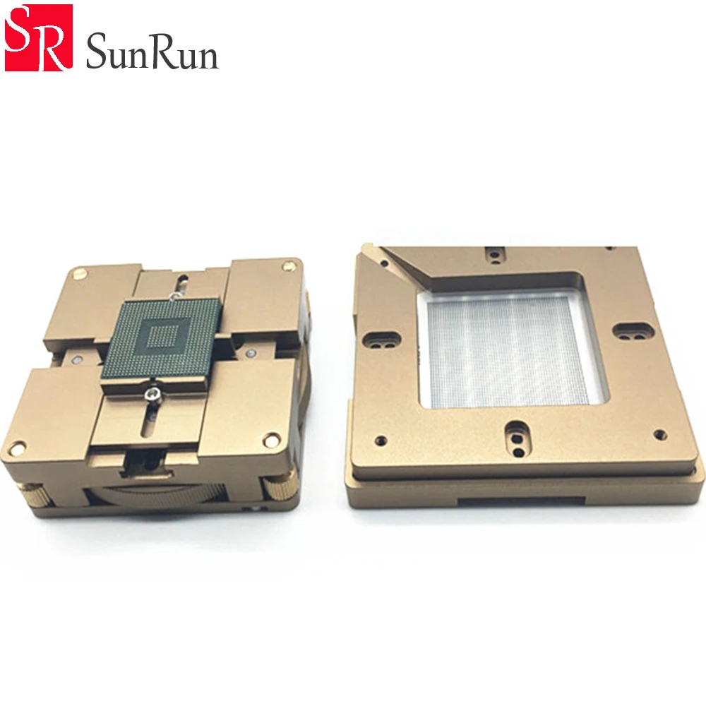 

1pcs Automatic position planting ball table BGA chip universal tin ball magnetic 80*80mm 90*90mm stencils fixture