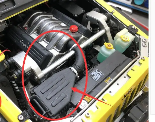 Комплект воздушного фильтра на входе для CD15827 1/10 RC JK JEEP ROCK 4X4 WRANGLER гусеничный