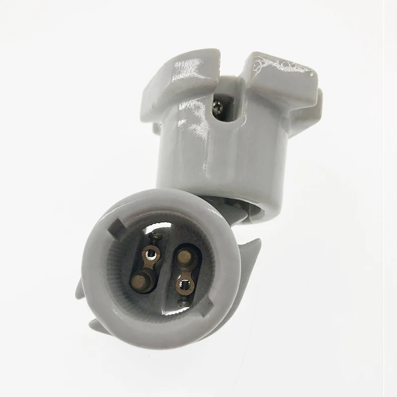 2x Edison Screw Angled Glazed ES E27 Porcelain Ceramic Bulb Holder Wall Socket 