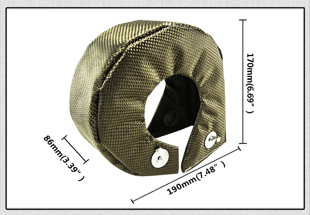 Полный титан T3 турбо одеяло Турбо тепловой щит подходит: t2 t25 t28 gt28 gt30 gt35 и большинство t3 турбо 1303-2T