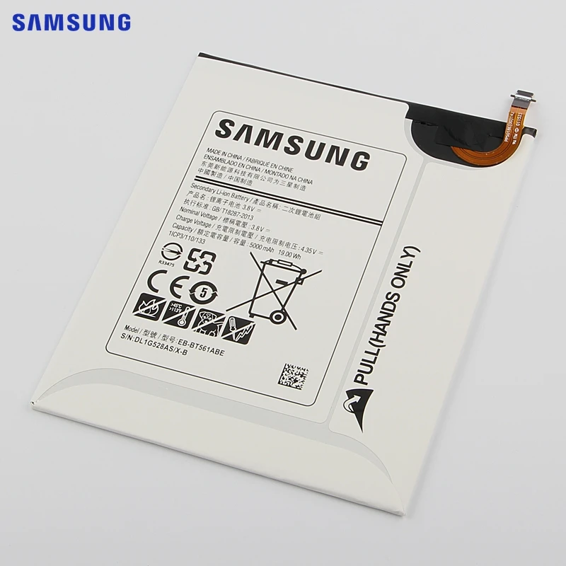 Samsung сменный аккумулятор EB-BT561ABE для samsung GALAXY Tab E T560 T561 SM-T560 аутентичный Аккумулятор для планшета 5000 мАч