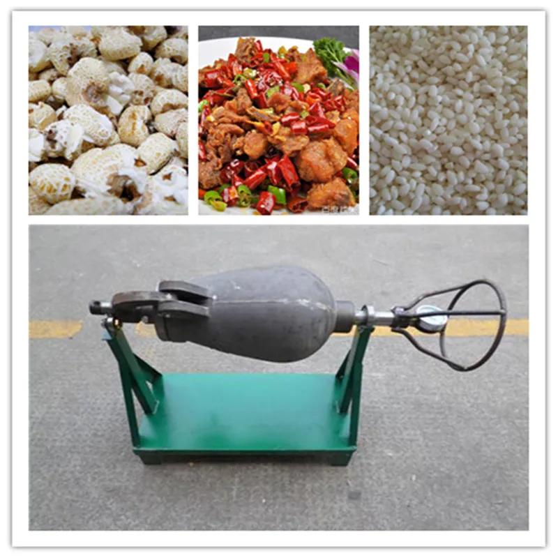 

The old hand popcorn puffing machine fried flower machine cannon fire popcorn maker