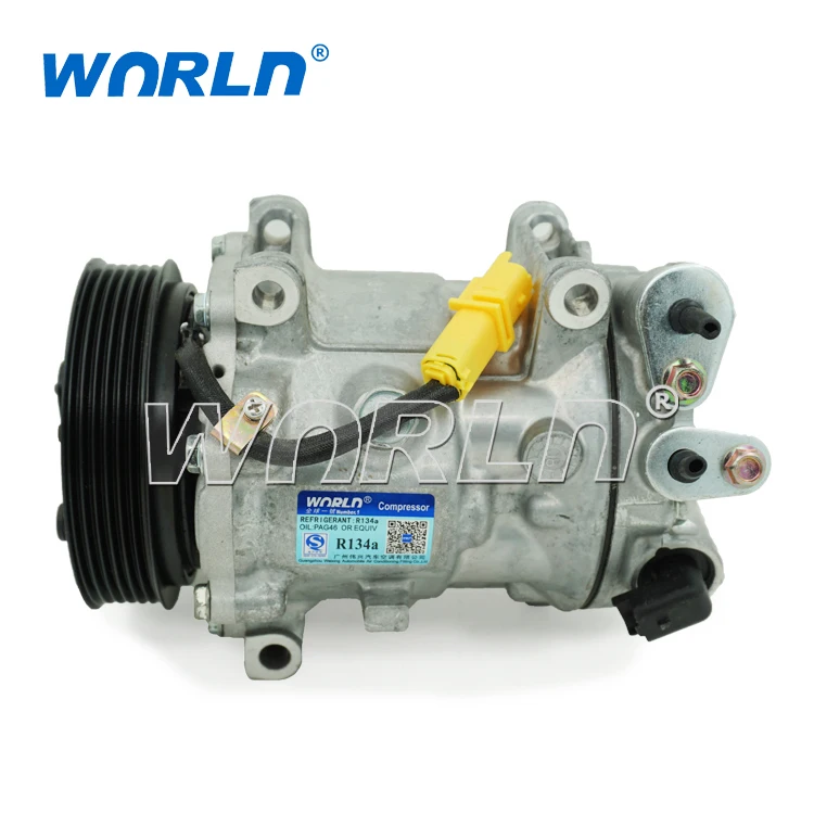 

AUTO A/C COMPRESSOR for Peugeot 407 2004-/607 2000-/4008/Citroen C5 2004-/C2/1.6 1.8 2.0 2.2 6453WZ/648702/9663315480/9671820480