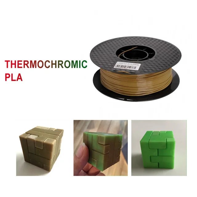 Cheap 3D Printing Materials Thermochromic PLA Filament 1.75mm 0.5KG 1KG Cheap 3D Printing Materials Thermochromic PLA Filament 1.75mm 0.5KG 1KG
