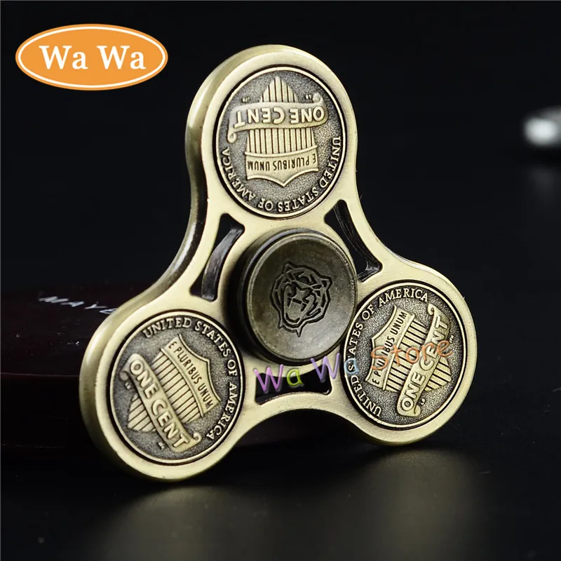 

2017 New Fidget toy EDC Hand Spinner UFO Tri-spinner Zinc Fidget Spinner For ADHD Adults Children Anxiety Stress Fidget Spinner