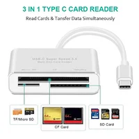 כרטיס sd 3 ב 1 USB 3..0 כרטיס מהיר Reader סוג C כדי CF SD TF כרטיס עבור טלפון Macbook (5)